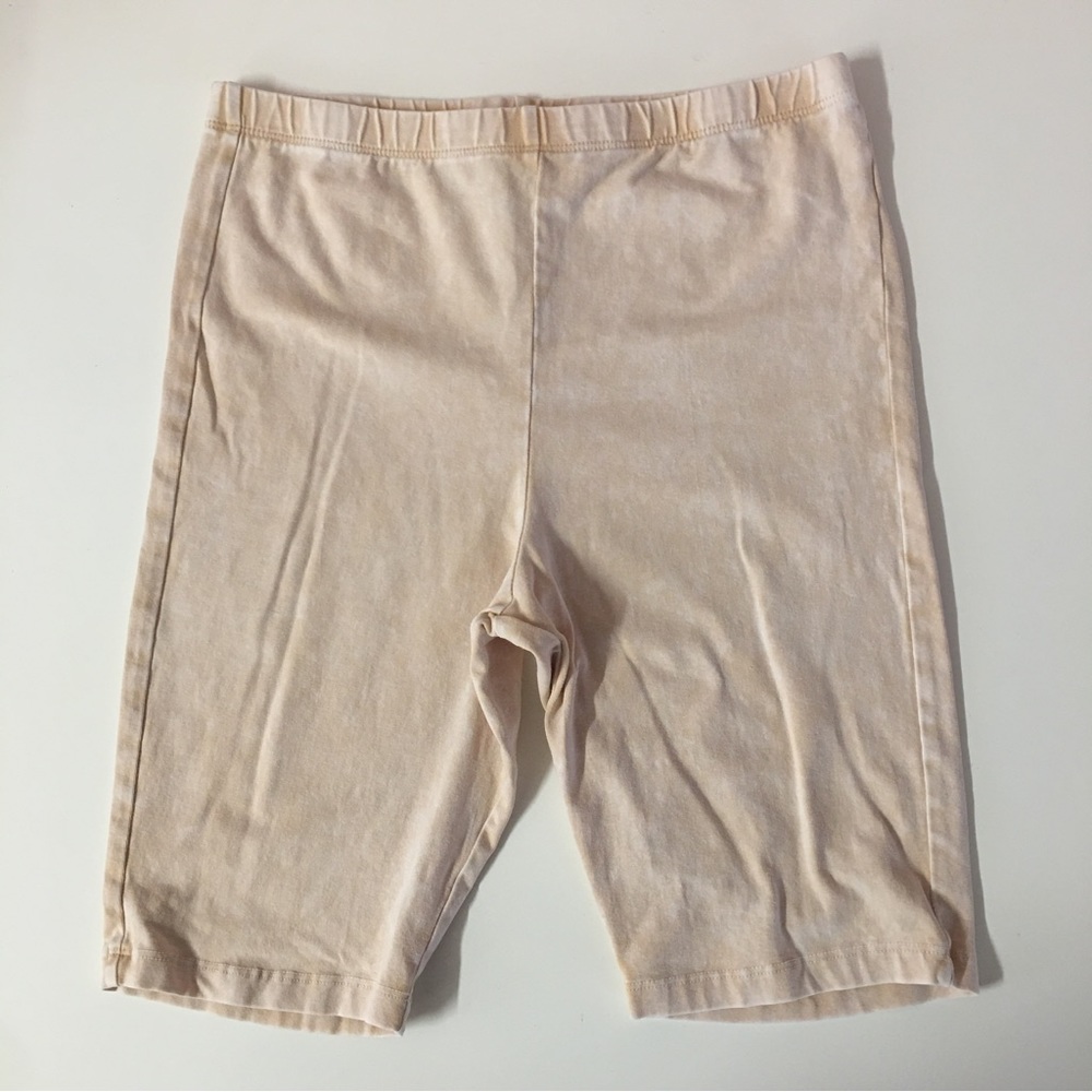 ‼️SOLD‼️Forever 21 Nude Mineral Wash Biker Shorts